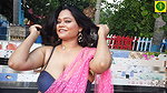 Hot Booby Srestha Huge Cleavage Show Sensual Photoshoot 1