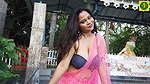 Hot Booby Srestha Huge Cleavage Show Sensual Photoshoot 1