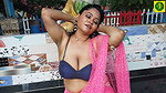 Hot Booby Srestha Huge Cleavage Show Sensual Photoshoot 1