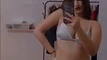 NAUGHTY DESI BABE TOO SEXY TOPLESS AND IN LINGERIE WILD 1