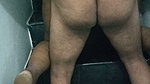 Threesome Hot Standing Sex at Steps