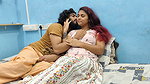 T Shirt and Skirt Hot Romantic Lip Lock in Bedroom Romance