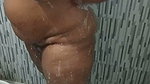 Solo Bathing Chubby Aunty