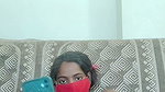 My Qute Wife Fucking with Big Dildo and Playing with Pusssy and Fingering Hard with Video Call His BF