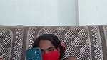 My Qute Wife Fucking with Big Dildo and Playing with Pusssy and Fingering Hard with Video Call His BF