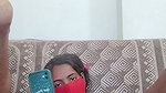 My Qute Wife Fucking with Big Dildo and Playing with Pusssy and Fingering Hard with Video Call His BF