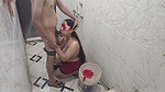 Left the Neighbor in the Bathroom and Cumshot
