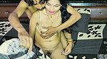 Indian Guy Fucks His Boss’s Wife, a Virgin Girl with Milky Breasts, His Husband Fati Dwarf Hindi Sex Video
