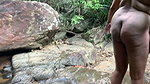 I Filmed My Girlfriend While She Was Bathing Naked and Masturbating at a Waterfall.