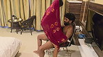 Huge Boobs Indian Girl Strips Dupatta and Rough Fucks with Boobs