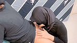 Hijab-wearing Stepcousin Is Good at Blowjob Asking for a Mouth Crot