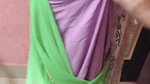 Desi Tamil Slut Wife Renu No Bra Blouse & No Panty Petticoat Saree Tease for Secret Lover! Indianhotwifex