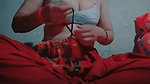 Desi Hot Bhabhi Is Masturbating Alone in the House Masturbating Her Hot Pussy Very Fast in Passion to Satisfy Her Lust Many