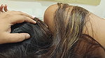 Real Desi Bhabhi Indian Slave Olivia used for feet licking, rubbing and hairplay while resting to satisfy for ultimate cum shot