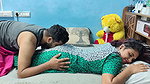 Mallu hot wife ass and back massage by mallu husband hot romance