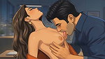 Indian secretary marries hardcore Dia in the night office promotion animation