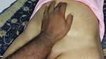 I fuck my tight pussy at night in her room