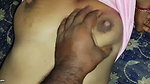 I fuck my tight pussy at night in her room