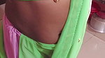 Desi Tamil Slut Wife Renu No Bra Blouse & No Panty Petticoat Saree Tease for Secret Lover! Indianhotwifex