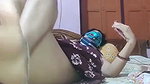 Desi Bhabhi Shows Her Pussy While Lying on the Bed
