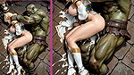 Blonde Elf Babe Gets a Pounding From the Orc King’s Cock Part2. Waifu Hentai Animation