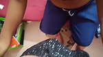 Big fat ass schoolgirl seduced and fucked brutally by old neighbor