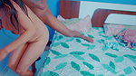 Big ass wife cheated her husband by fucking his friend in the private room