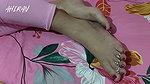 ASIAN INDIAN FEMALE VILLAGE YOUNG GIRL FORPLAY WITH HER BOYFRIEND. PINK DRESS, HAIRY VULVA AND TIGHT SKIN ASS