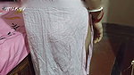ASIAN INDIAN FEMALE VILLAGE YOUNG GIRL FORPLAY WITH HER BOYFRIEND. PINK DRESS, HAIRY VULVA AND TIGHT SKIN ASS