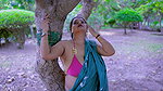 Booby diya hot side hanging boob show photoshoot 1