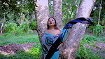 Horny beauty pooja blouseless backless seductive photoshoot 1