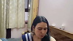 Sexy punjabi lady big deep navel in blue saree 1