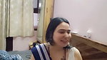 Sexy punjabi lady big deep navel in blue saree 1