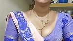Sexy telugu aunty in saree looks exotic blouse unhooked 1