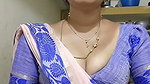 Sexy telugu aunty in saree looks exotic blouse unhooked 1