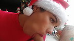 Christmas Blowjob with Cum Swallow
