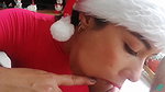 Christmas Blowjob with Cum Swallow