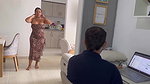 BUTT AND HORNY maid takes the opportunity to seduce and fuck her boss when they are ALONE AT HOME