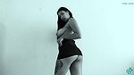 Busty Latina Flashing Ass