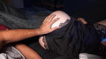 Beautiful stepsister shares bed with her horny stepbrother on a cold night