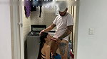 Appliance repairman technician gives me a delicious fuck in exchange for his work