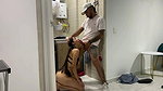 Appliance repairman technician gives me a delicious fuck in exchange for his work