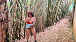 ANAL SEX IN THE WOODS Kitty DJ’s GIANT ASS has no limits outdoors