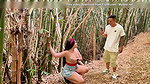ANAL SEX IN THE WOODS Kitty DJ’s GIANT ASS has no limits outdoors
