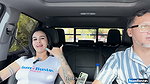 Ana Black shoves a big cucumber up her pussy until she cums in the car – Juan Bustos ROAD