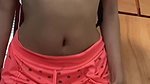 An attractive 18-year-old with a perfect figure in a real amateur video