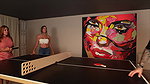 Afternoon of Pin Pong with Sara Blonde Ends with Threesome, While My Boyfriend Is Not There