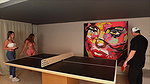 Afternoon of Pin Pong with Sara Blonde Ends with Threesome, While My Boyfriend Is Not There