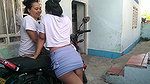 After providing me with the technical service, I compensate her with a delicious blowjob
