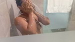 Admiring the neighbor while she showers
